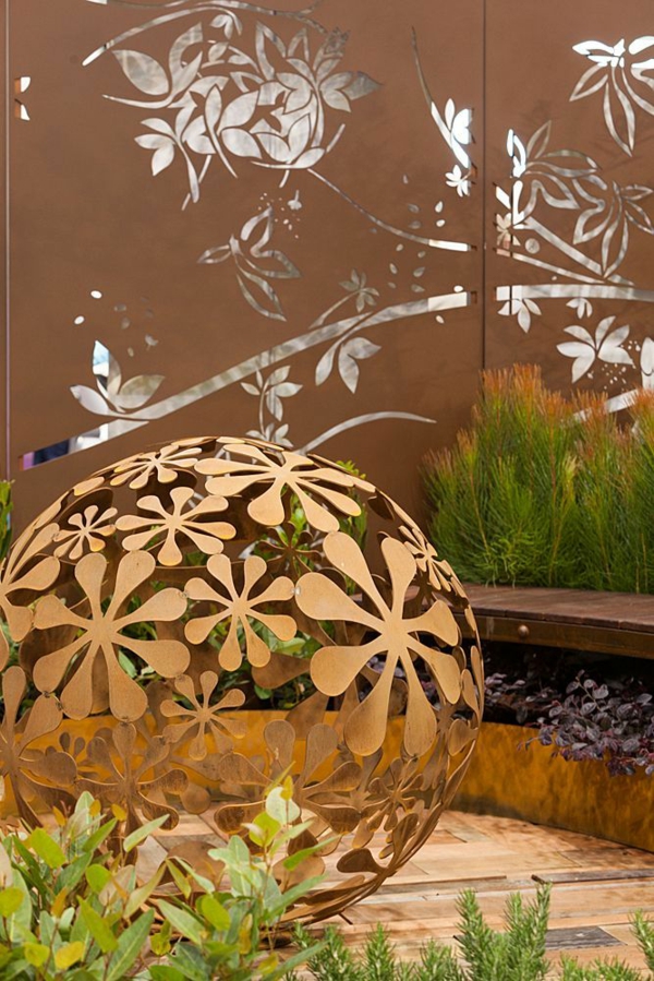 Decoration jardin metal - objet deco - sculpture metal